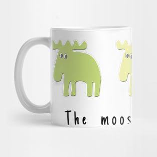 3 Cute Mooses Mug